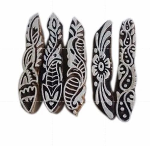 Wooden Mehndi Printing Block