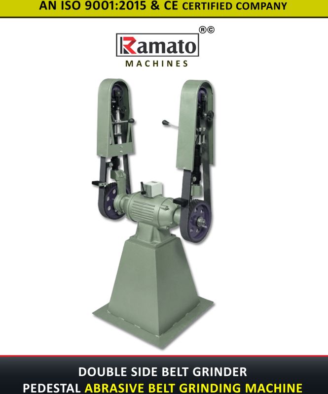 Ramato 50 X 2000 Mm Double Side Abrasive Belt Grinder