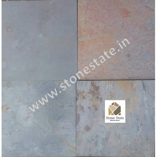 Bush Hammered Black Rustic Slate Stone Slab 330x200cm