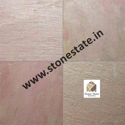 Rough-Rubbing Non Grinded Plain Copper Slate 12x12Inch