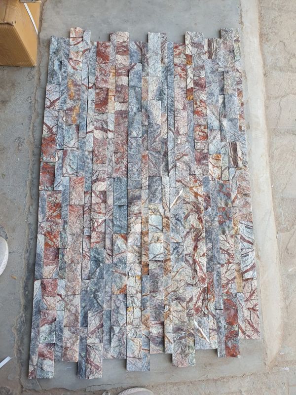 Forest Brown Stone Mosaic Wall Cladding