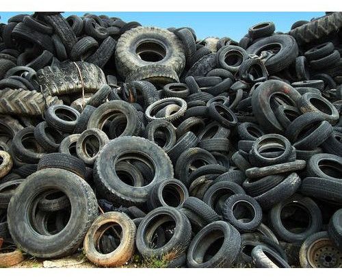 Rubber Tyre Scrap, Colors : Black for Recycle