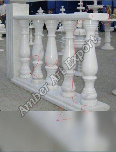 Polished Marble Baluster, Stone Form : Solid