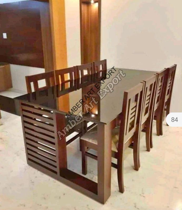 Sheesham Wood 6 Seater Dining Table