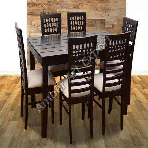 Teak Wood 6 Seater Dining Table