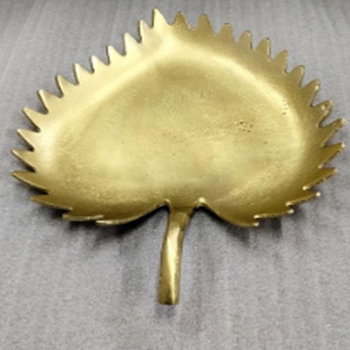 12 X 10 Inch Golden Leaf Serving Tray