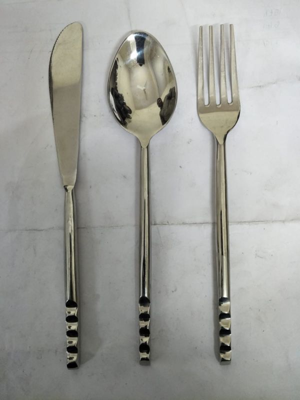 3 Pieces Stainless Steel Silver Cutlery Set