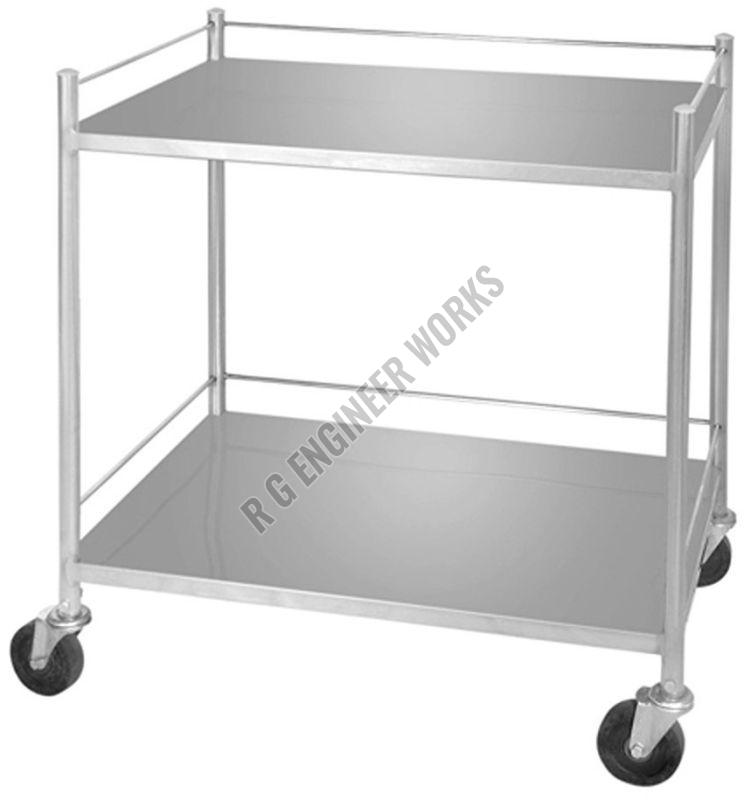 Stainless Steel Clinical Surgical Instrument Trolley