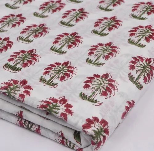 Cotton Block Print Fabric, Brand Name : Meera Handicrafts, Mht