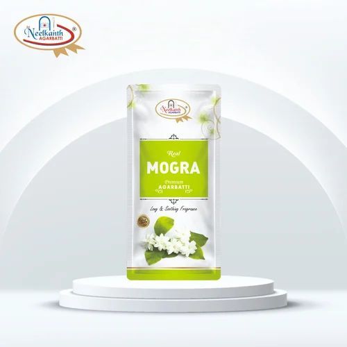 Jai Neelkanth Mogra Premium Incense Sticks, Color : Black