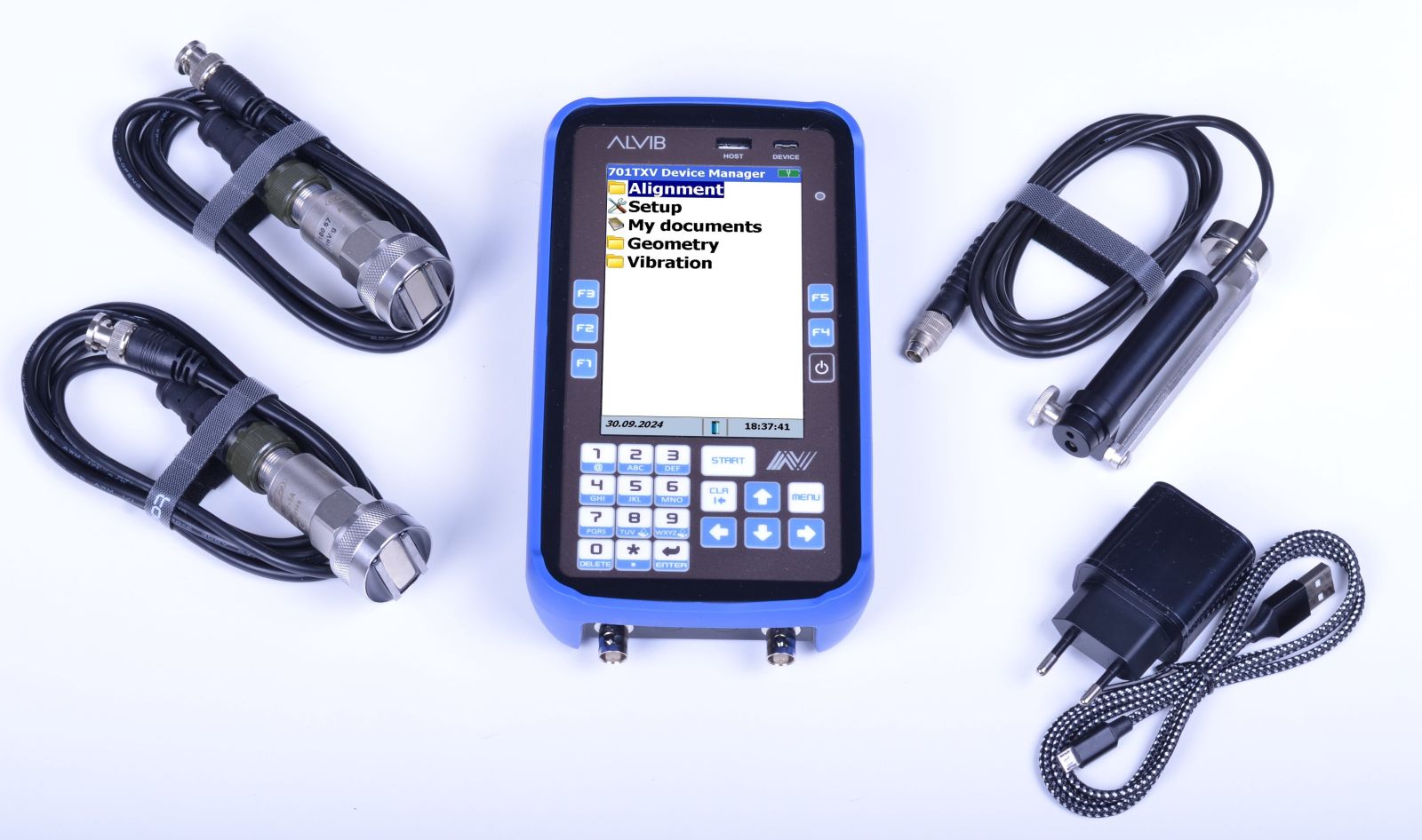 701TXV Dual Channel Vibration Analyzer with Balancer