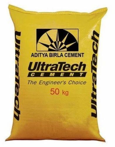 50Kg Ultratech Cement, Color : Grey, Packaging Type : Bag