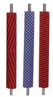 Steel ( Base ) Spiral Straight Groove Roller 100-200mm