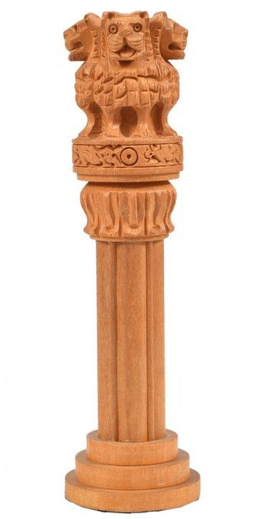 Wooden Ashoka Pillar