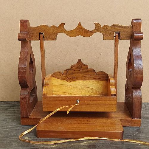 Wooden Thakur Ji Jhula