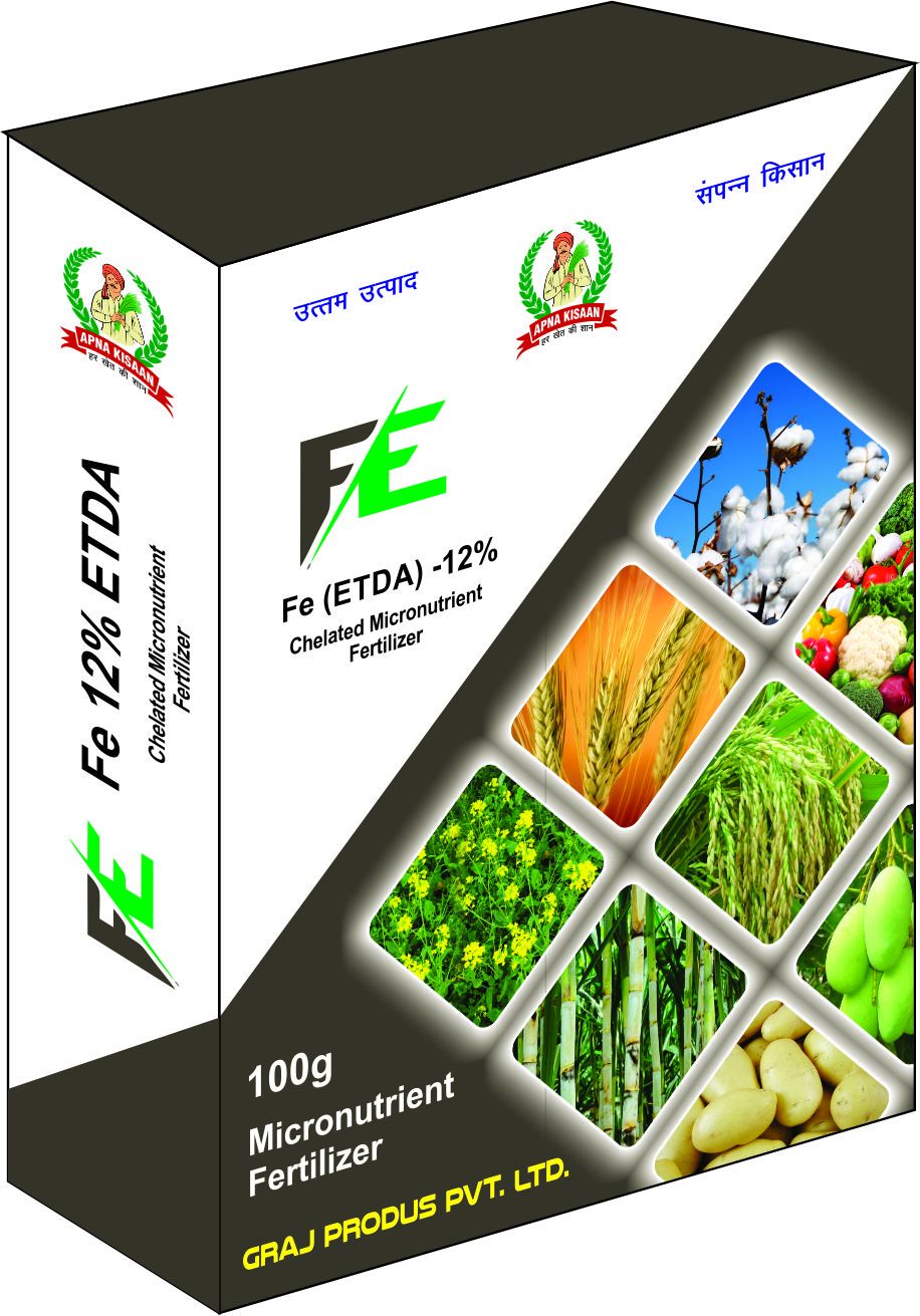 Fe 12% ETDA Chelated Micronutrient Fertilizer