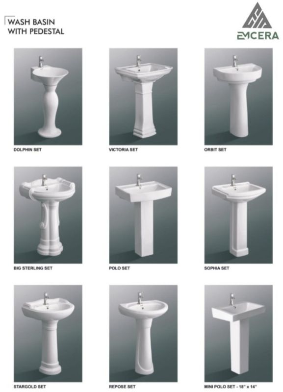 Pedestal Wash Basin