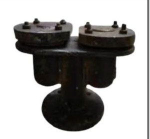 Polished Brass Double Air Valve, Color : Black