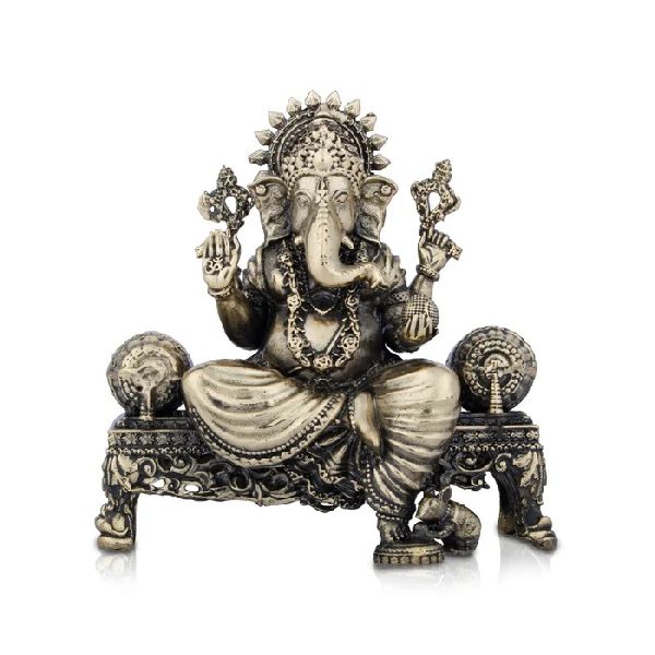 Plain Brass Vinayaka Idol, Brand Name : Giri 4 × 3.5 Inches
