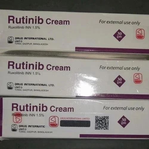 Rutinib - Ruxolitinib Cream, Weight : 15gm, Form : Tube