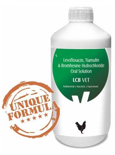 LCB Vet Levofloxacin Bromhexine Hydrochloride Oral Solution