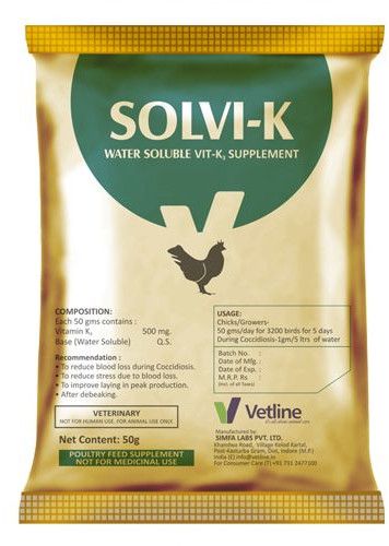 Solvi K Poultry Feed Supplement Powder