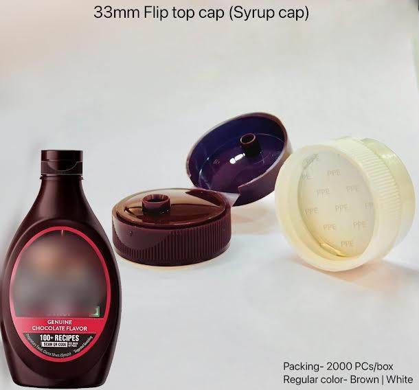 33 Mm Flip Top Cap Chocolate Syrup