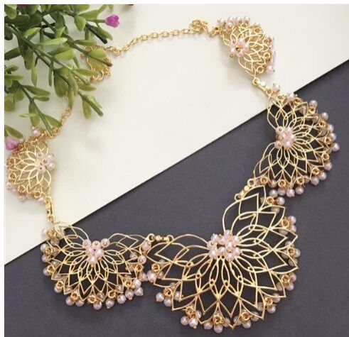 Filigree Bloom & Golden Lotus Choker