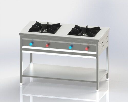 Double Burner Cooking Range
