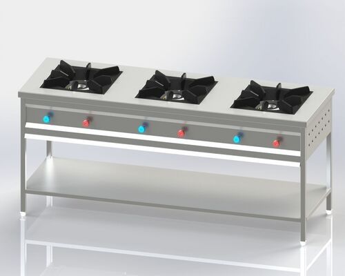 Three Burner Indian Range