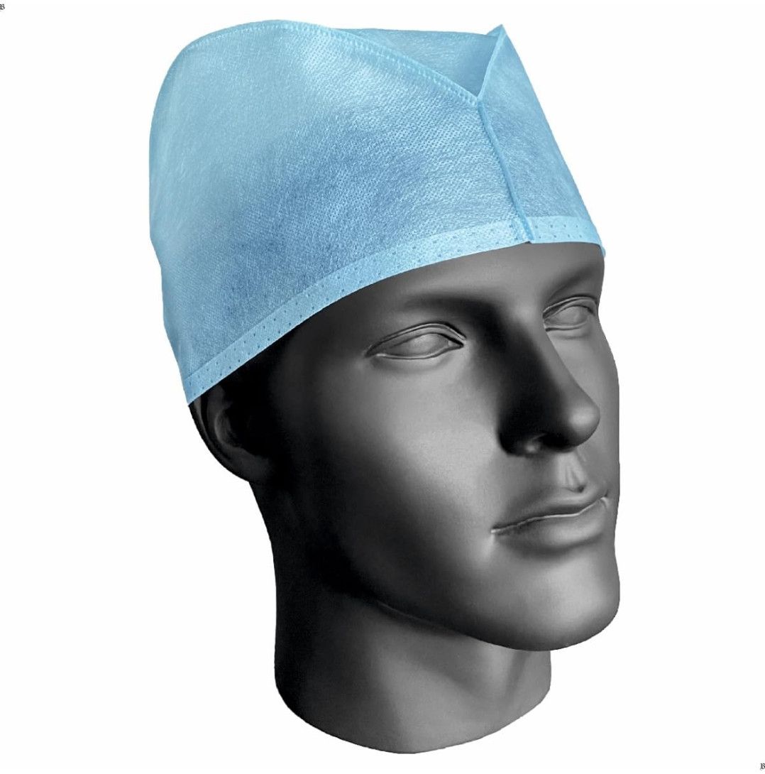 Blue Non Woven Surgical Head Cover