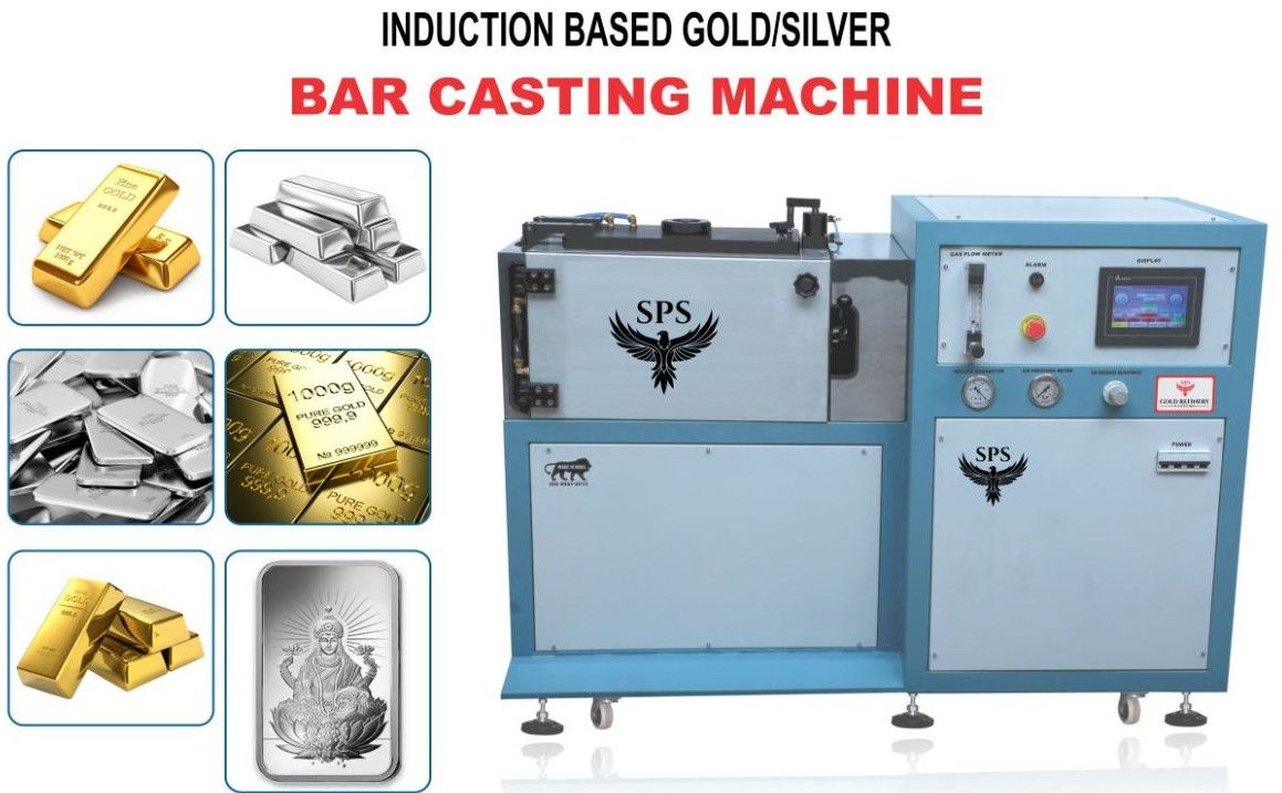 SPS Dual Mold Induction Bar Casting Machine