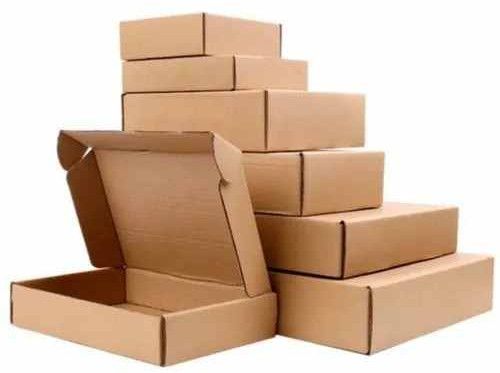 Brown Corrugated Packing Box