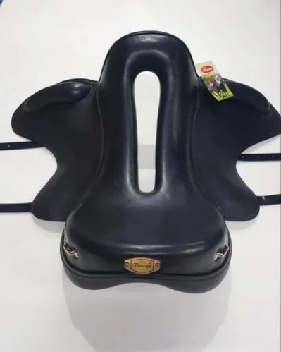 Leather Black Plain Endurance Saddle