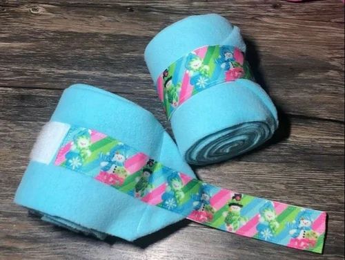 Nylon Horse Riding  Blue Bandages