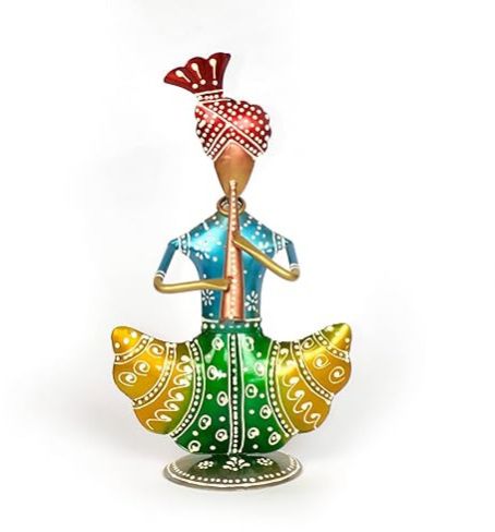 Metal Sardar Musician Showpiece