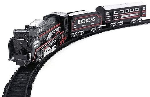 Electric Express Train Set- 13 Pieces Realistic Simulation Battery Operated