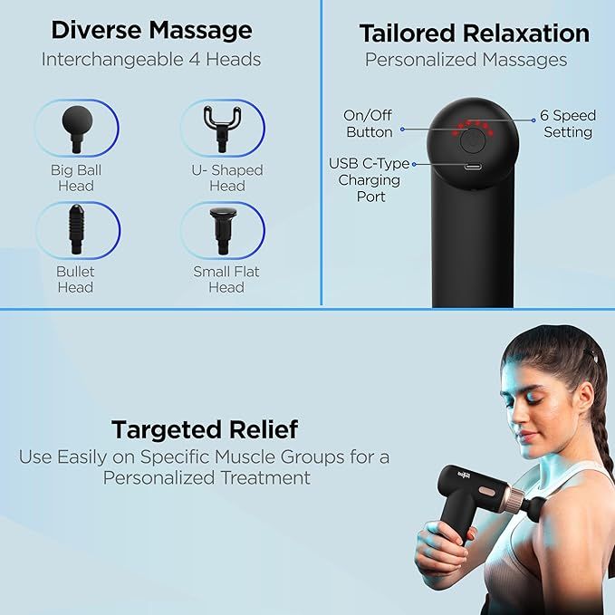 Rechargeable Gun Deep Tissue Massage Gun