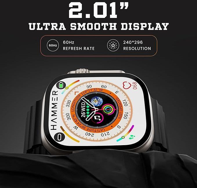 T 900 Smart Watch Always On Display, Bluetooth Calling Smart Watch, Wireless Charging