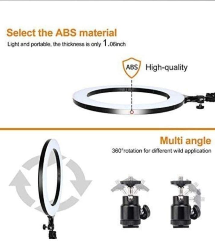 Professional BD-460 With 600 LED Power 18 Inch Ring Light