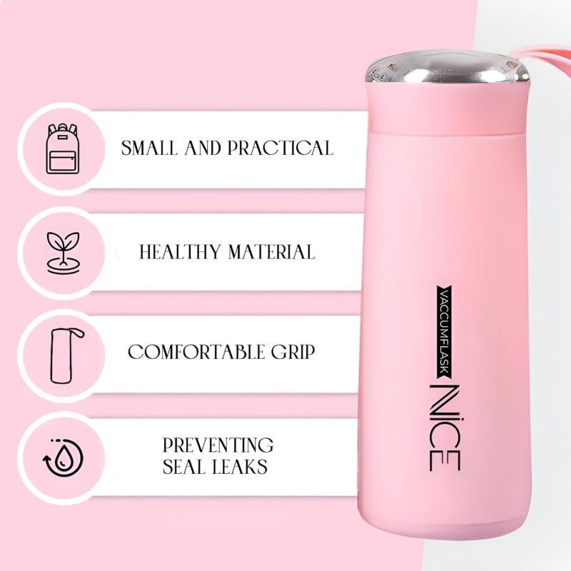 Water Bottle With Silicone Protective Cover Leak-proof BPA Free Water Bottle For School