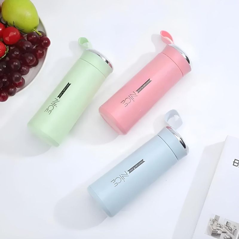 Water Bottle With Silicone Protective Cover Leak-proof BPA Free Water Bottle For School