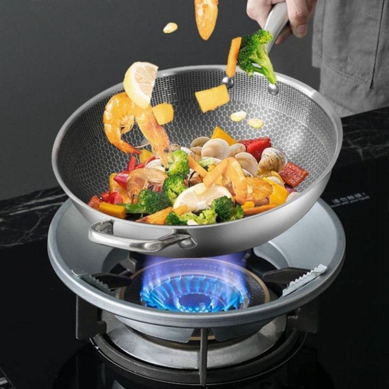 Gas Stove Cover Disk-Windshield Bracket, Energy Saving, Fire Reflection, Windproof Stand