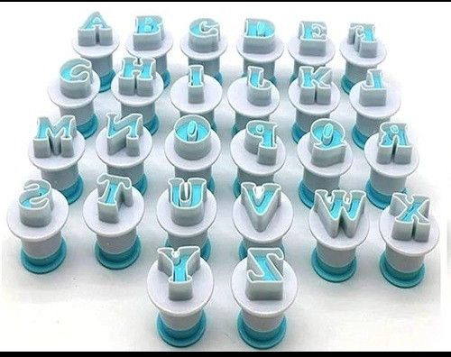 Upper&AMP;AMP;lower Case Letters Fondant Pastry Making Sugarcraft Cake Decorating