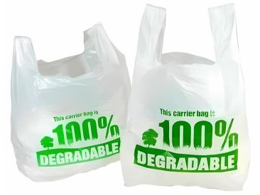 Printed Biodegradable Plastic Bag, Color : Customized