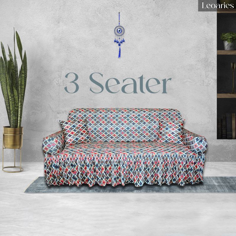 Leoaries Silk Printed Sofa Cover