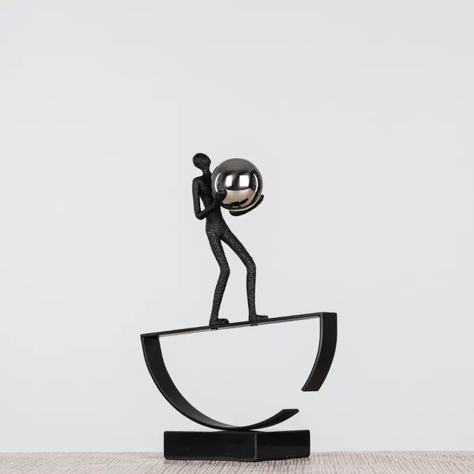 Excess Baggage (black) Resin-marble Home Decor