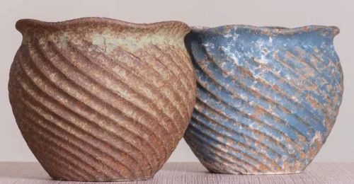 Fluted Fable Ceramic Planters