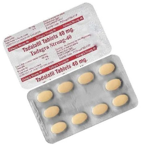 Tadagra Strong 40 Mg Tablets, Packaging Type : Paper Box