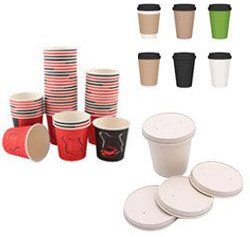 Paper Cups, Glasses & Lid